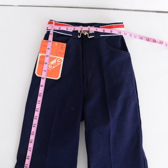 Vintage Great Western Garment Company 60's Dark Wash Straight Leg Jeans 27x34 - Picture 3 of 15